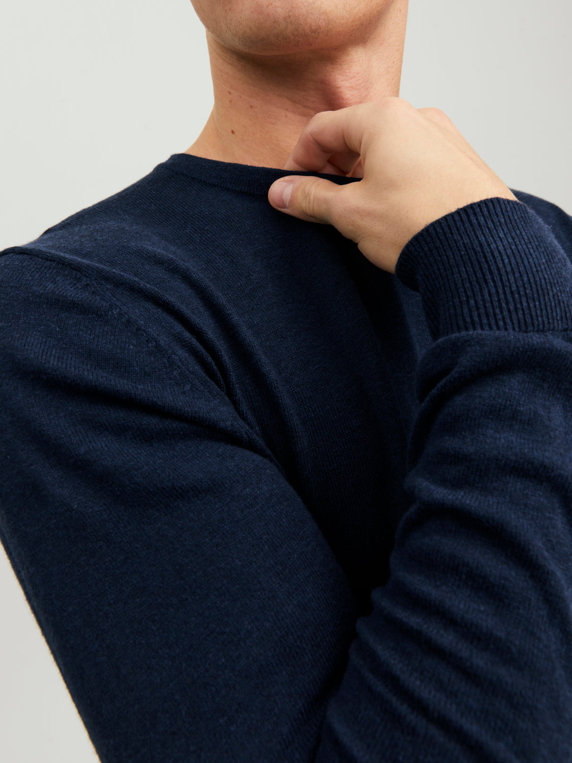 JJEEMIL Pullover - Navy Blazer